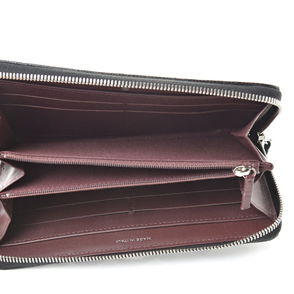 Chanel Caviar Quilted Large Gusset Zip Around Wallet Black 5 of 8