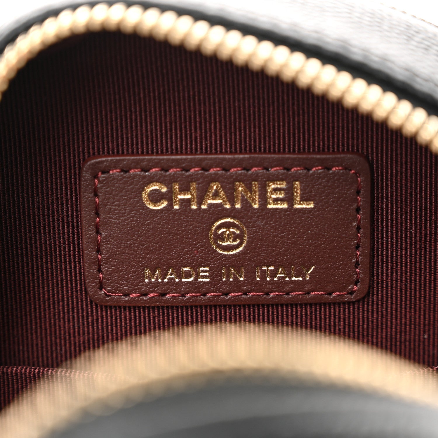 Chanel Caviar Quilted Round Clutch With Chain  Black 6 of 11