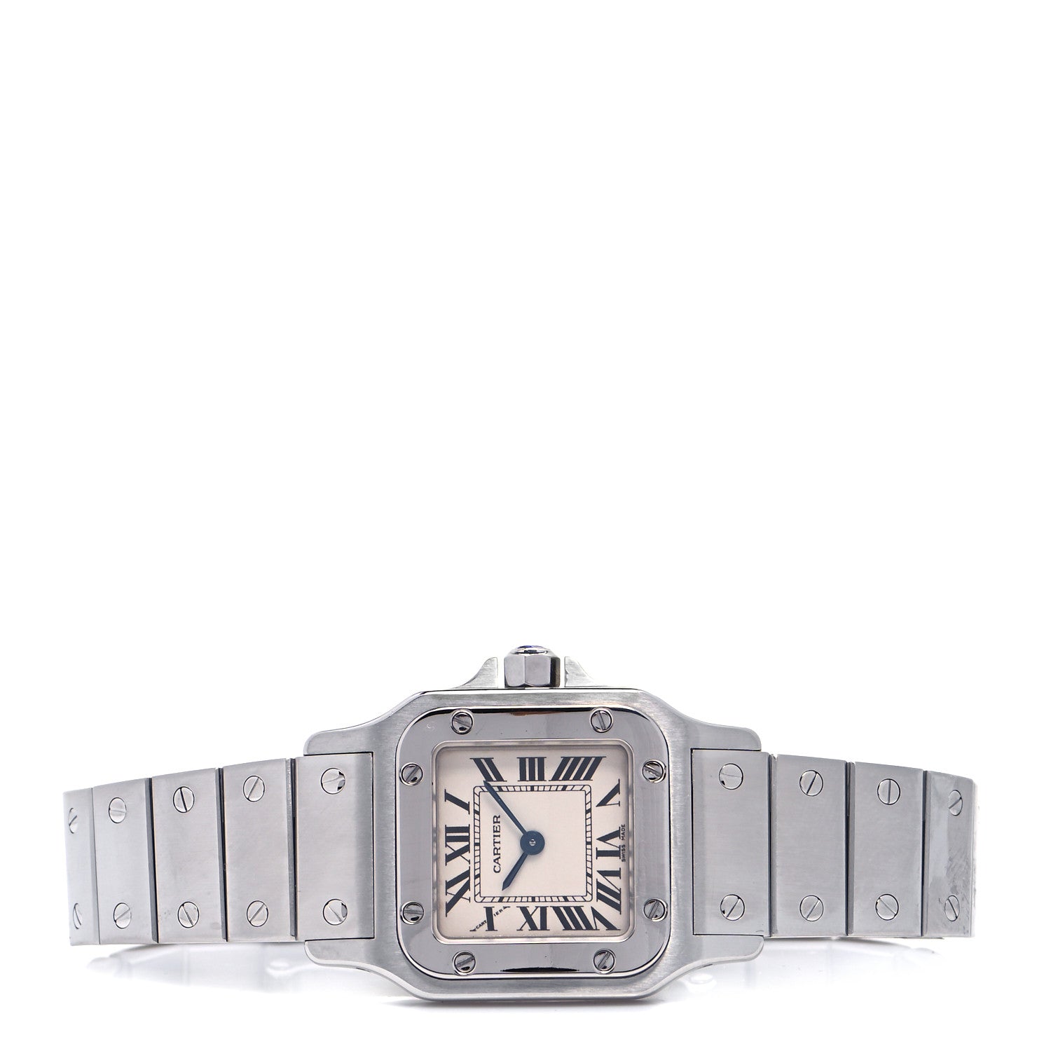 Cartier Stainless Steel 24mm Santos de Cartier Galbee Quartz Watch 2 of 4