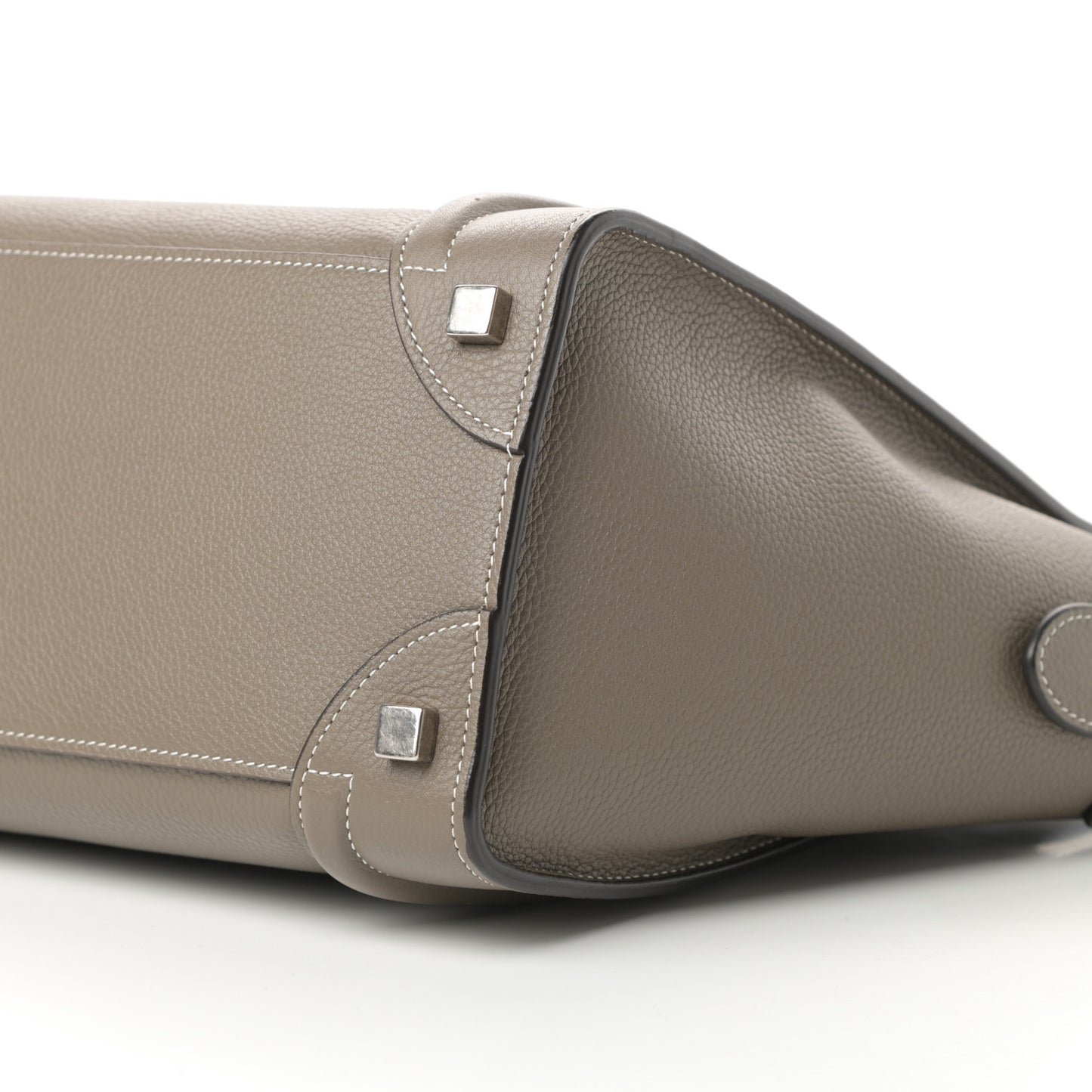 Drummed Calfskin Micro Luggage Souris