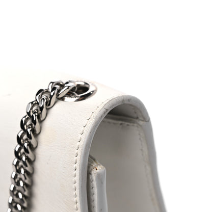 Saint Laurent Smooth Calfskin Medium Classic Monogram Kate Tassel Satchel White 18 of 21
