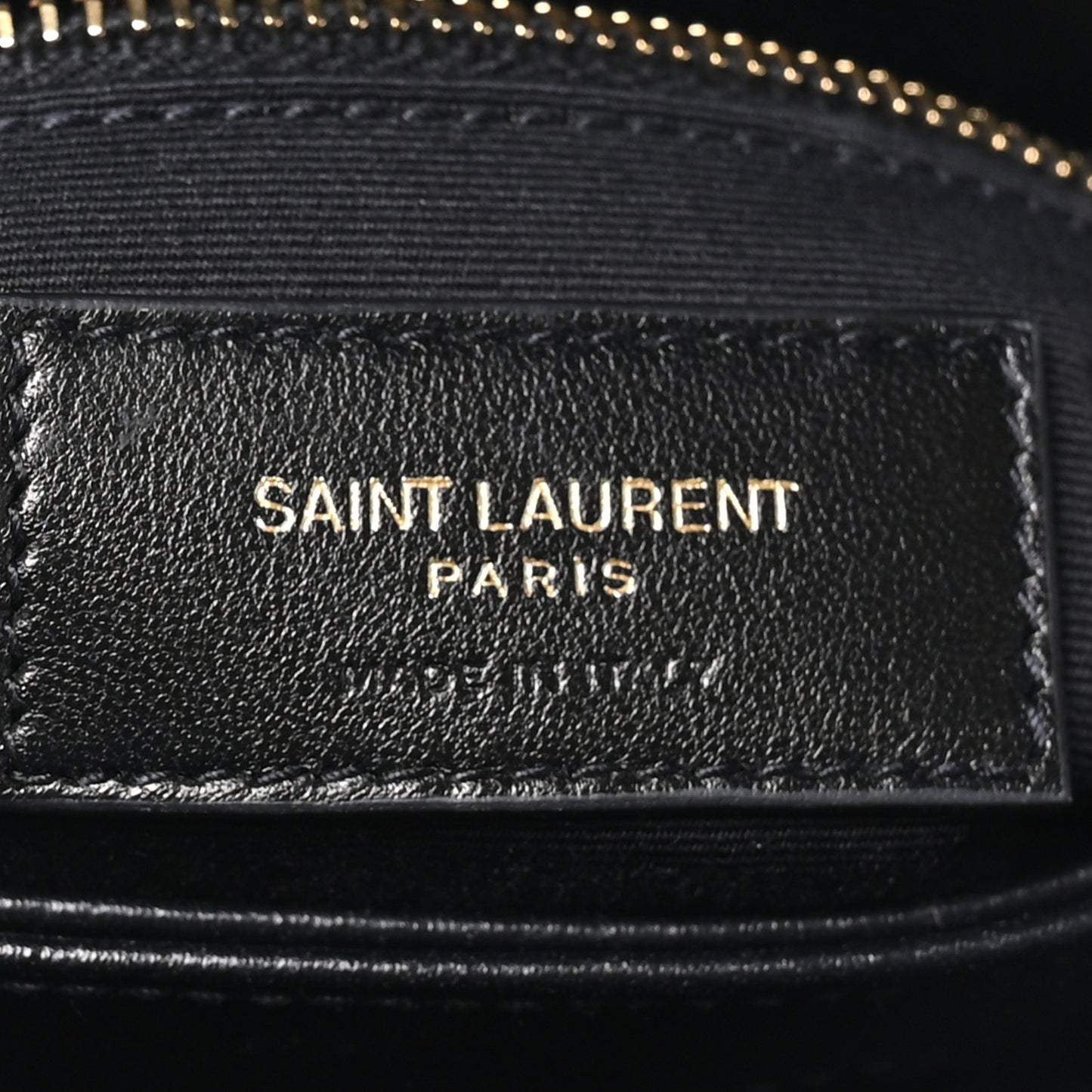 Calfskin Y Quilted Monogram Toy Loulou Crossbody Bag Black