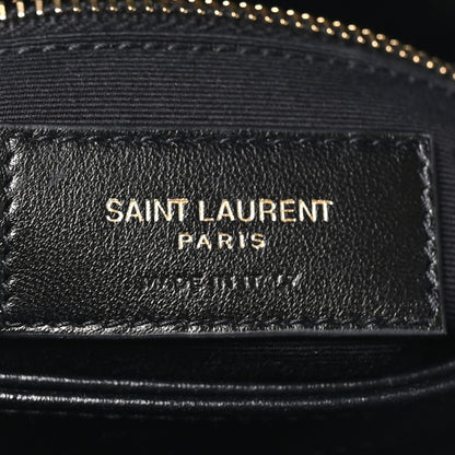 Saint Laurent Calfskin Y Quilted Monogram Toy Loulou Crossbody Bag Black 5 of 10
