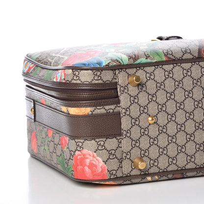 Gucci GG Supreme Monogram Tian Web Suitcase Beige Multicolor New Acero 8 of 9