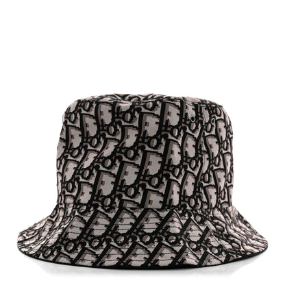 Christian Dior Oblique Reversible Teddy-D Brim Bucket Hat Beige 1 of 16