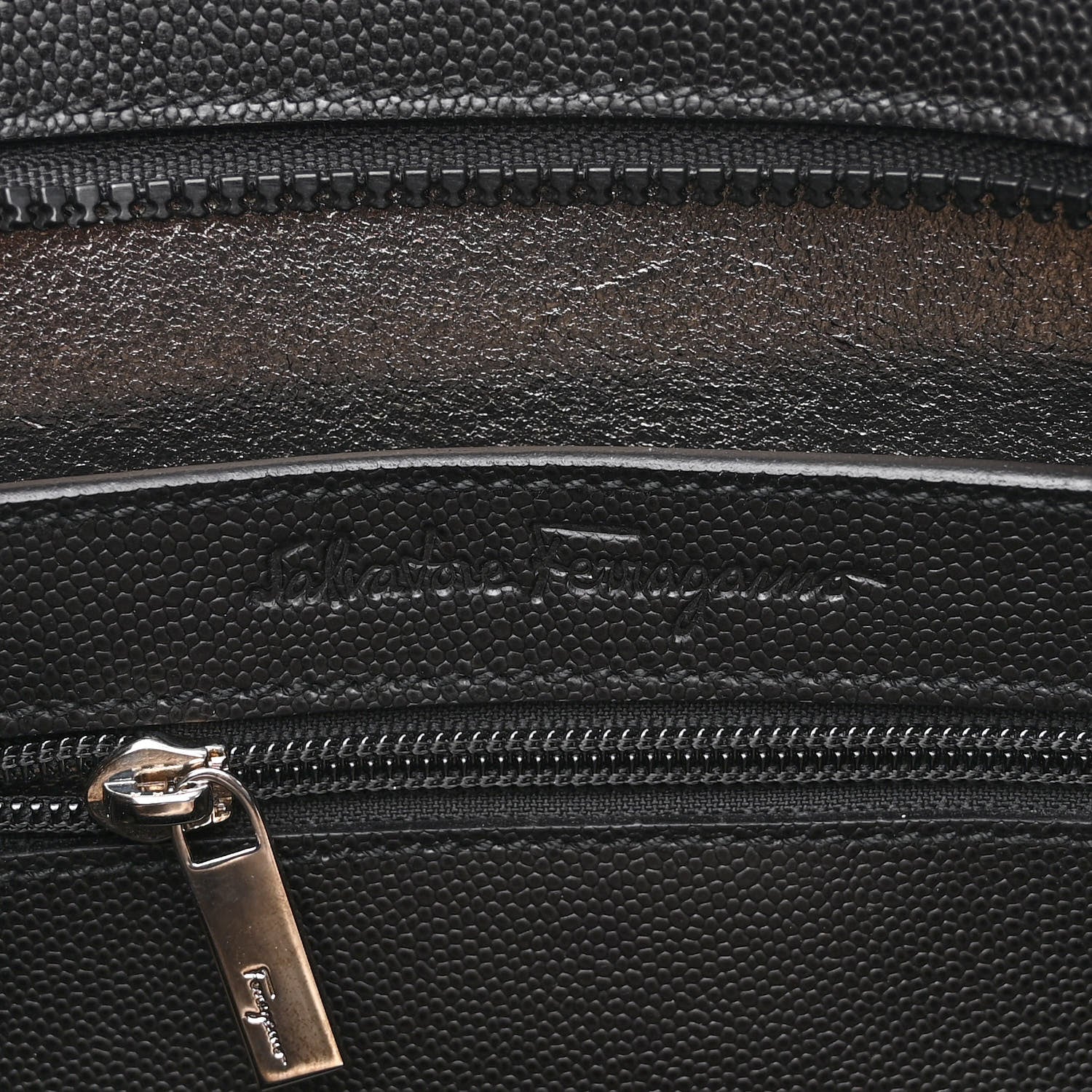 Salvatore Ferragamo SALVATORE FERRAGAMO Calfskin Medium Tote Black 5 of 11