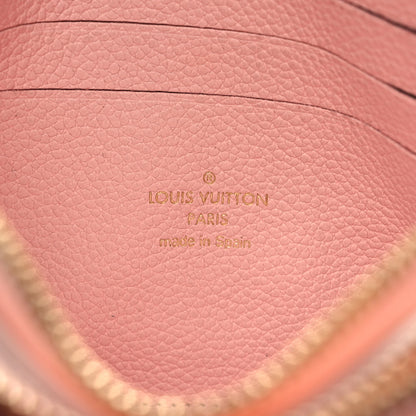 Louis Vuitton Empreinte Monogram Double Zip Pochette Rose 7 of 9