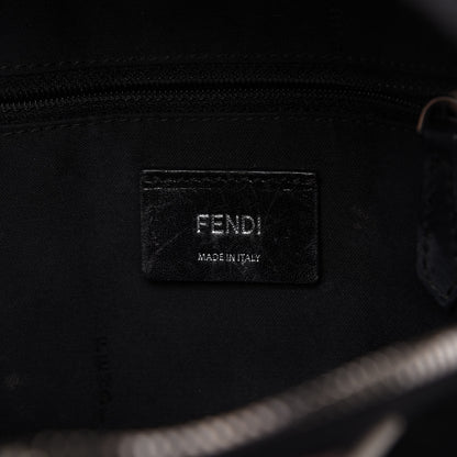 Fendi Nylon Vitello Fox Goat Fur Monster Eyes Mini Backpack Black Multicolor Sky 8 of 11