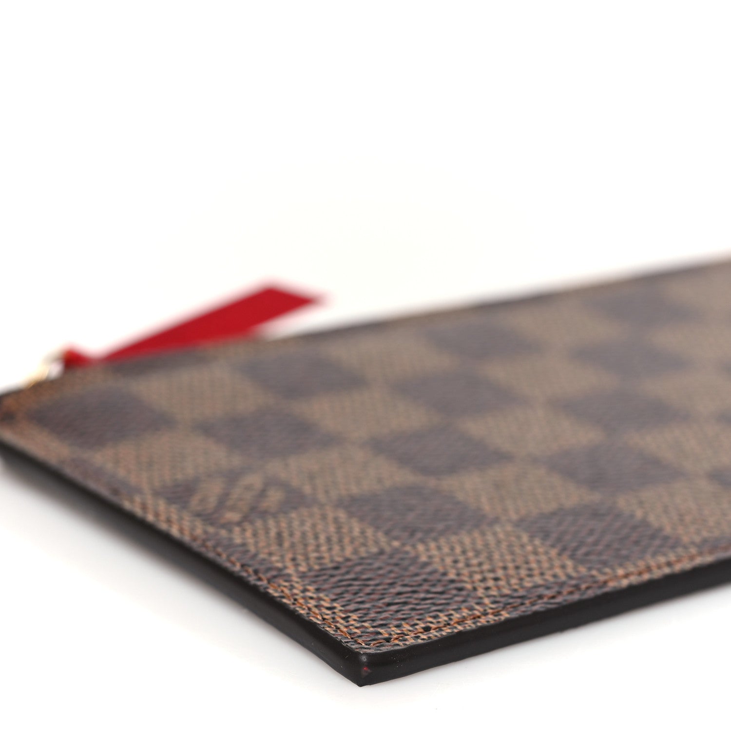 Louis Vuitton Damier Ebene Felicie Chain Wallet Zippered Insert 8 of 9