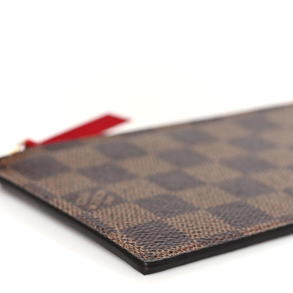 Louis Vuitton Damier Ebene Felicie Chain Wallet Zippered Insert 8 of 9