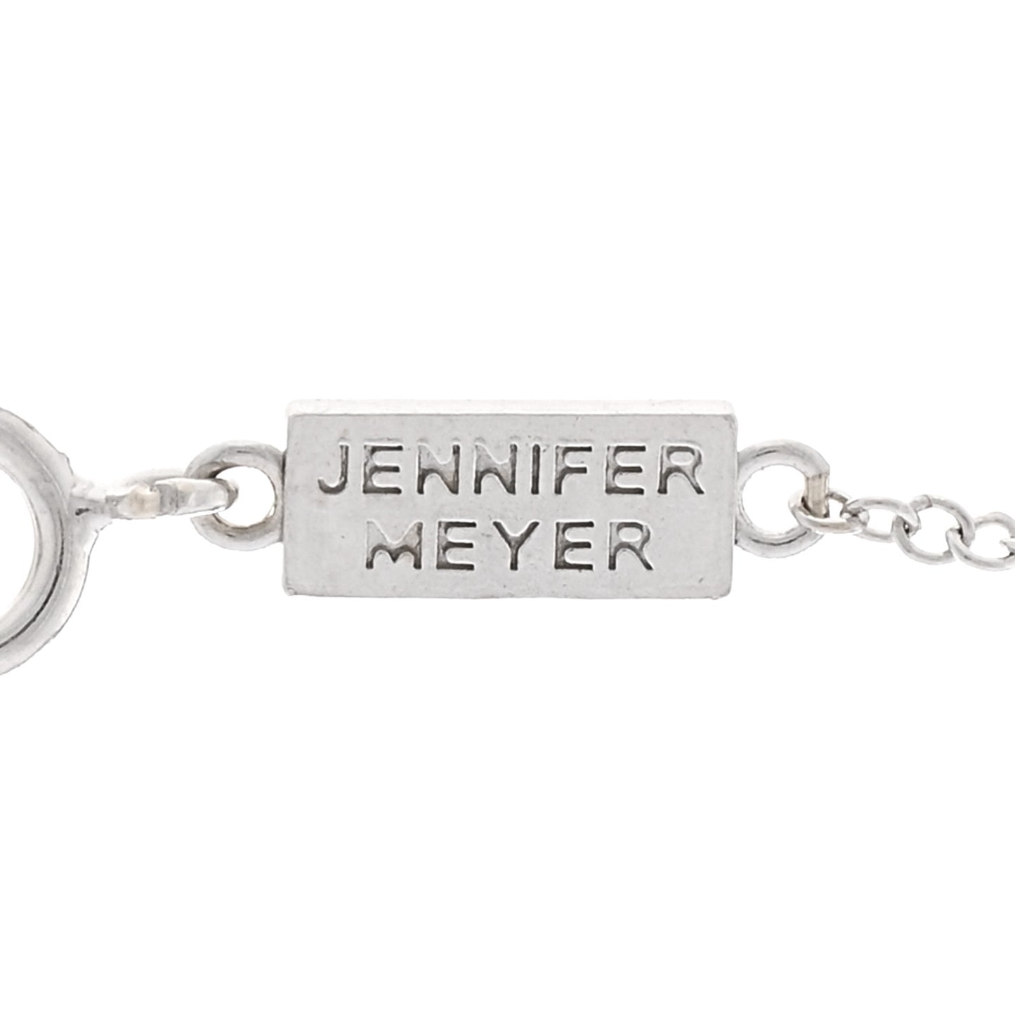 18K White Gold Mommy Necklace