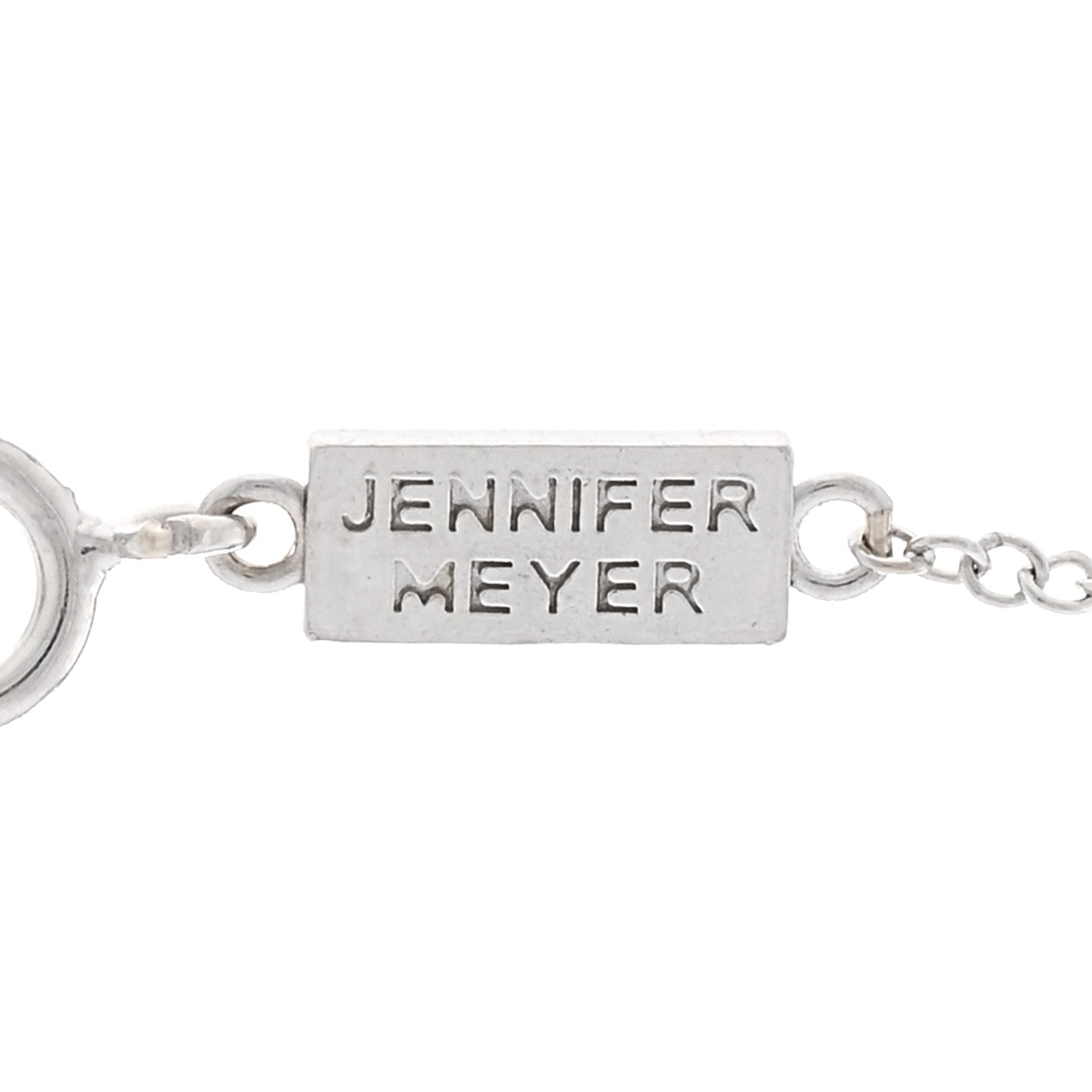 Jennifer Meyer 18K White Gold Mommy Necklace 4 of 4