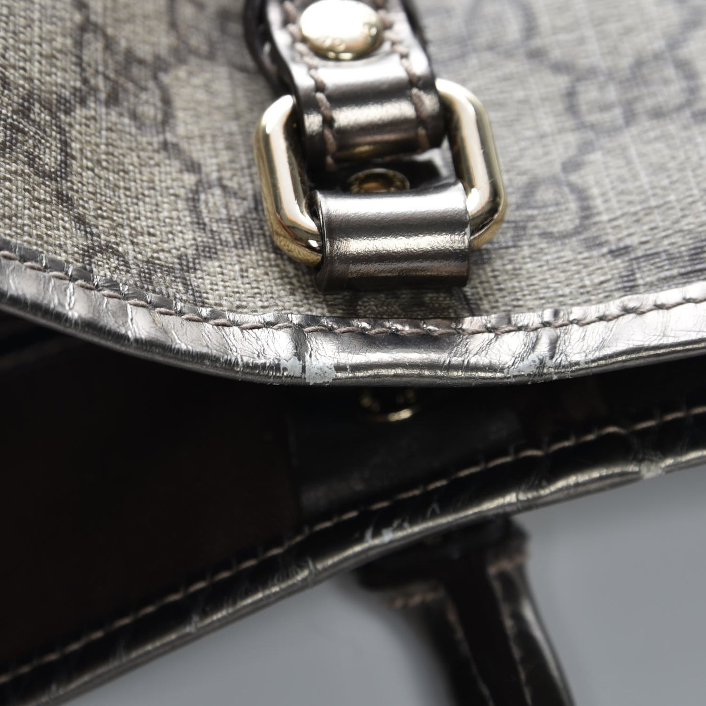 GG Plus Monogram Medium Joy Tote Gold