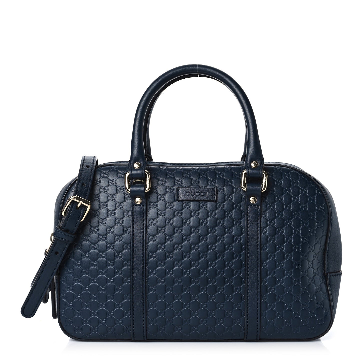 Microguccissima Medium Crossbody Bag Blue