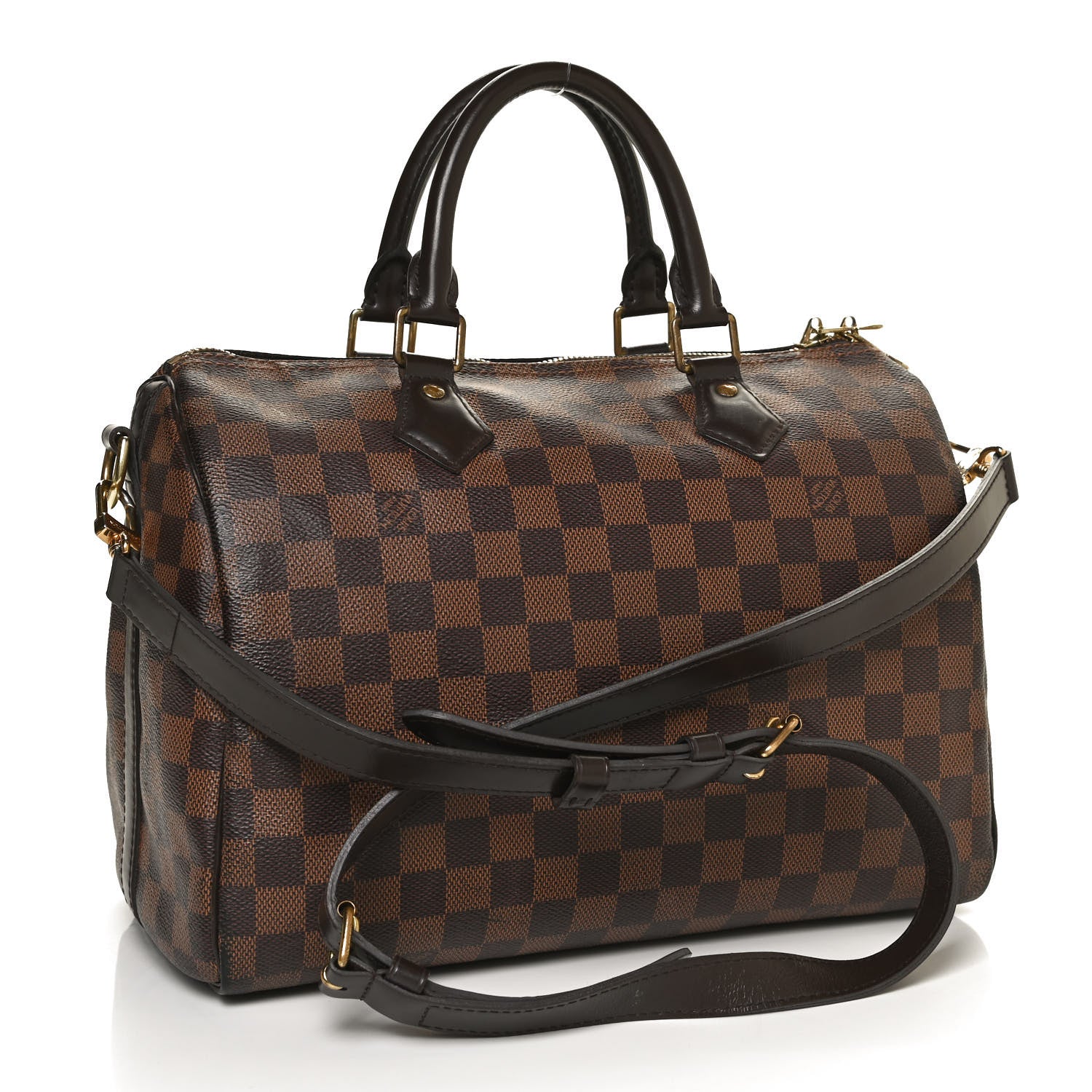 Louis Vuitton Damier Ebene Speedy Bandouliere 30 3 of 11
