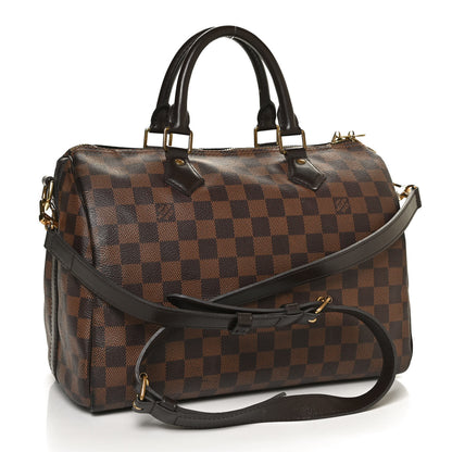 Louis Vuitton Damier Ebene Speedy Bandouliere 30 3 of 11