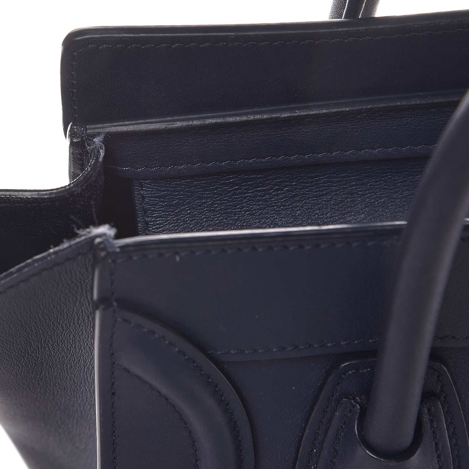 Celine Smooth Calfskin Nano Luggage Ink 11 of 13