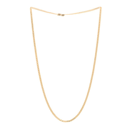 Parker & West by FASHIONPHILE 18K Yellow Gold Curb Chain Necklace 17.75" 3 of 6