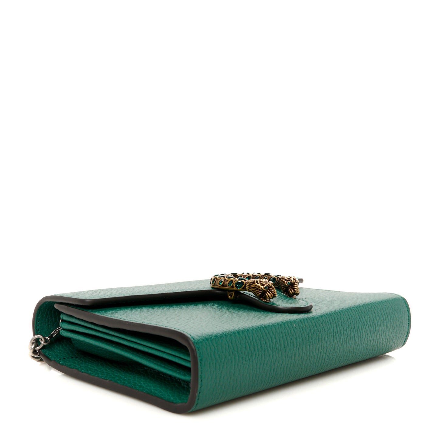 Calfskin Mini Dionysus Chain Wallet Emerald