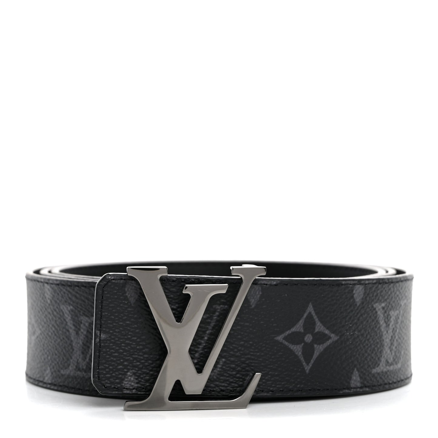 Calfskin Monogram Eclipse 40mm LV Initiales Reversible Belt 110 44