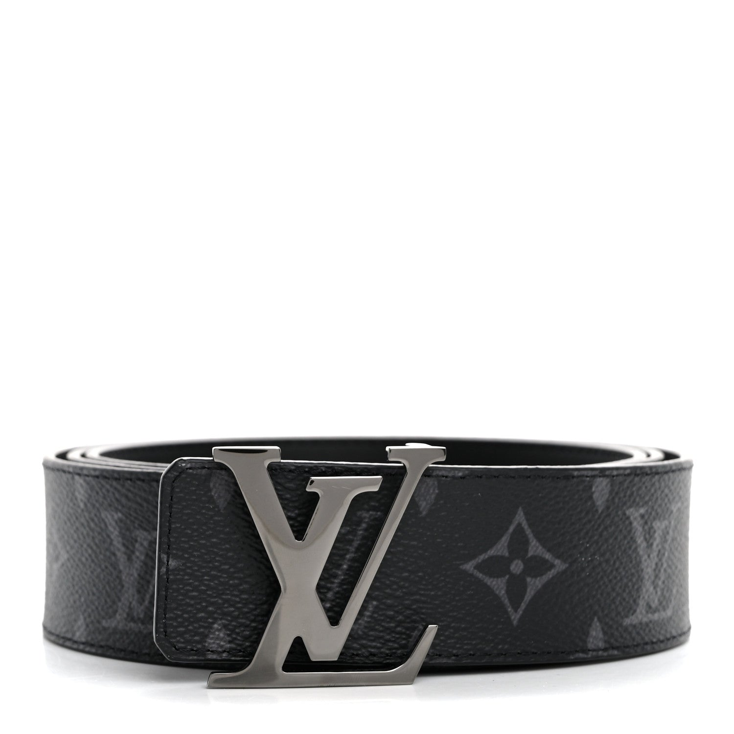 Louis Vuitton Calfskin Monogram Eclipse 40mm LV Initiales Reversible Belt 110 44 1 of 6