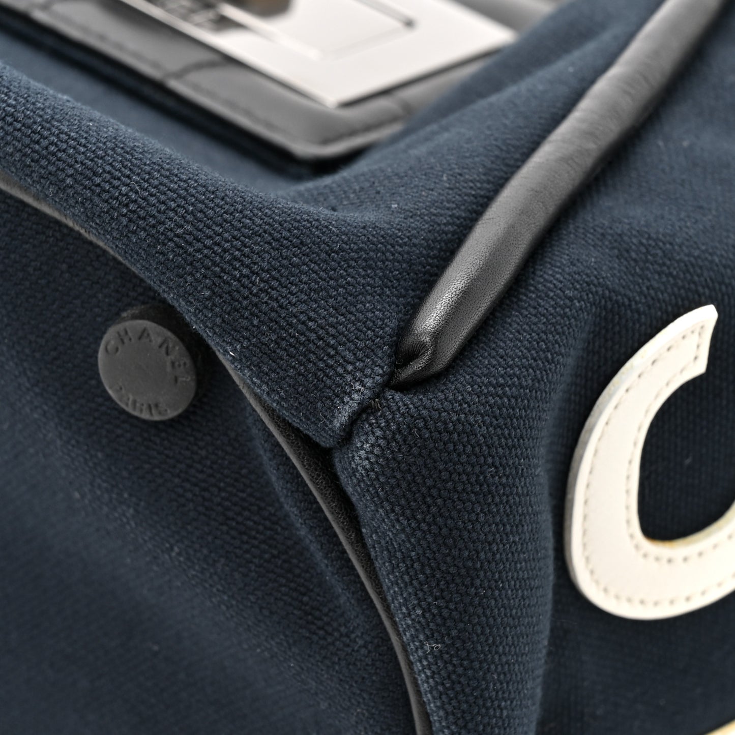 Canvas Cruise 31 Rue Cambon Rope Cabas Tote Navy
