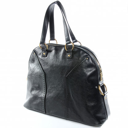 Saint Laurent Leather Oversized Muse Black 7 of 8