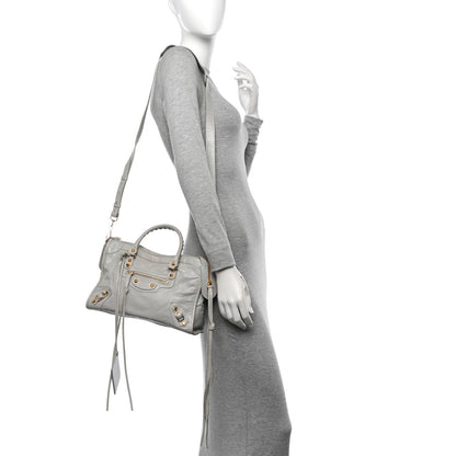 Balenciaga Agneau Classic Gold Hardware S City Gris Nuage 2 of 16