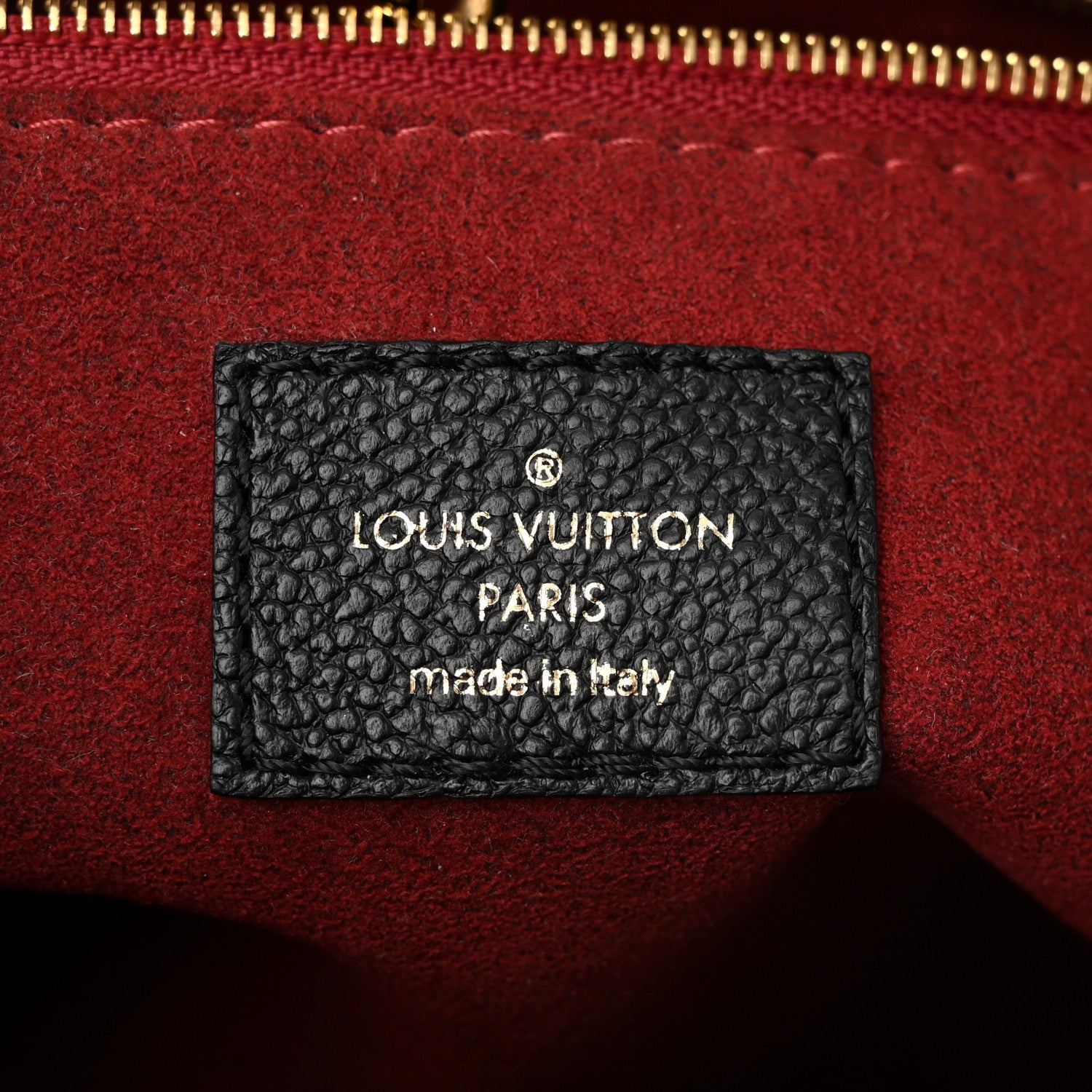 Louis Vuitton Empreinte Monogram Giant Onthego PM Black Beige 6 of 9