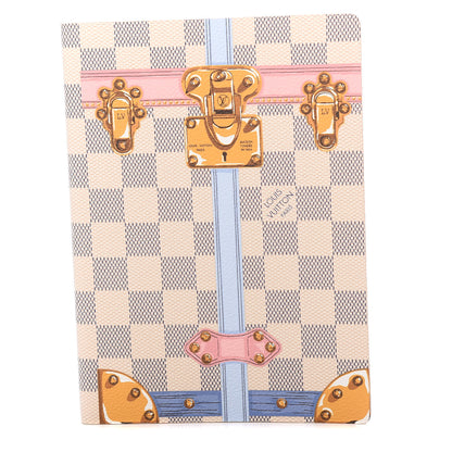 Louis Vuitton Damier Azur Summer Trunks Clemence Notebook MM 1 of 6