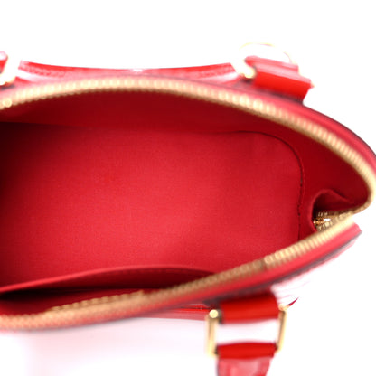 Louis Vuitton Vernis Alma BB Cherry 4 of 11