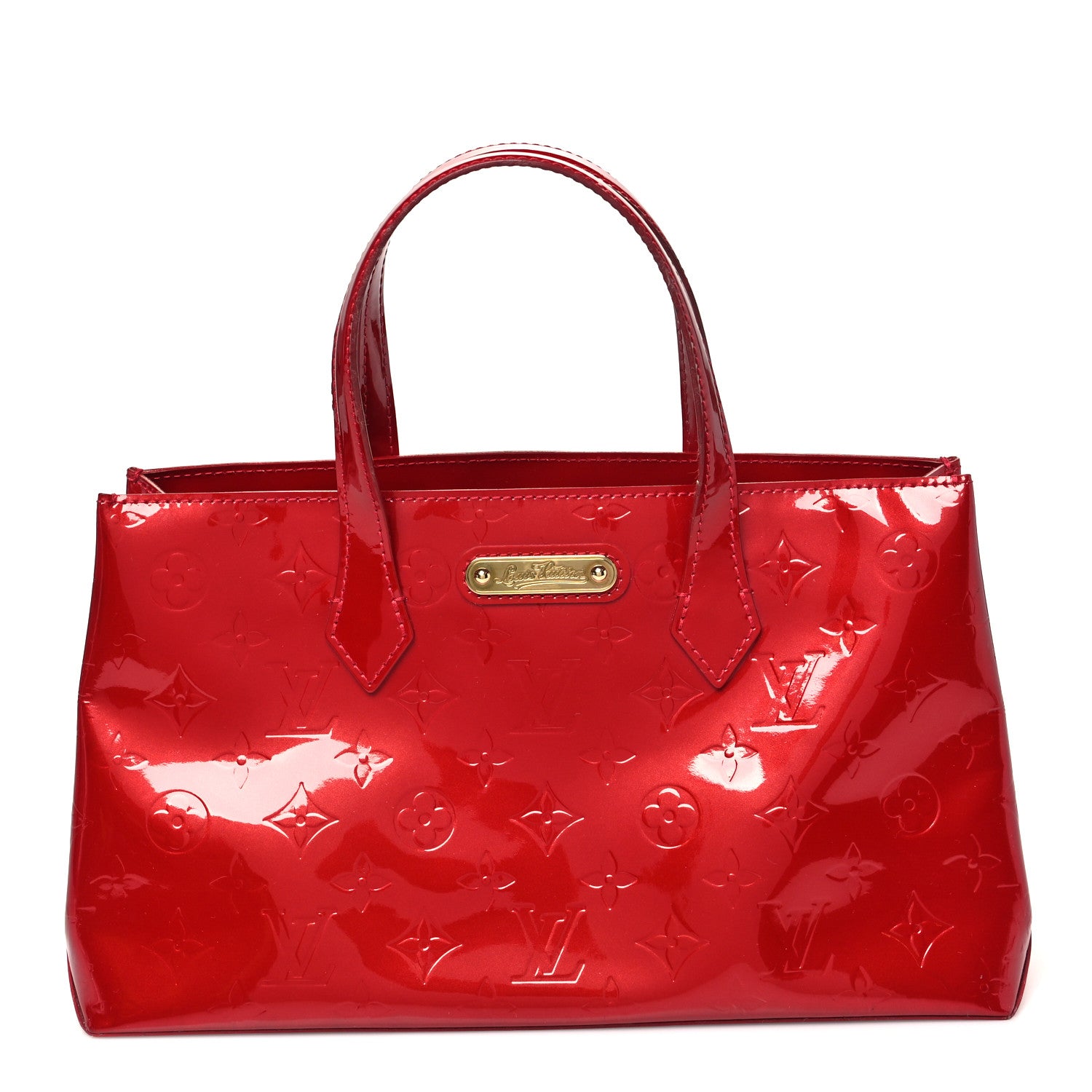 Louis Vuitton Vernis Wilshire PM Pomme D'Amour 1 of 9