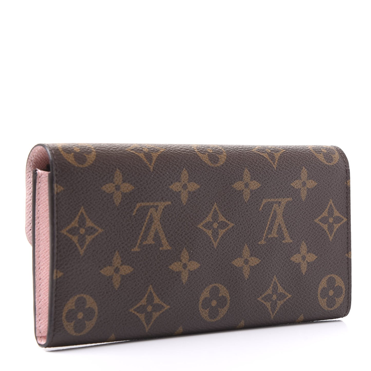 Monogram Emilie Wallet Rose Ballerine