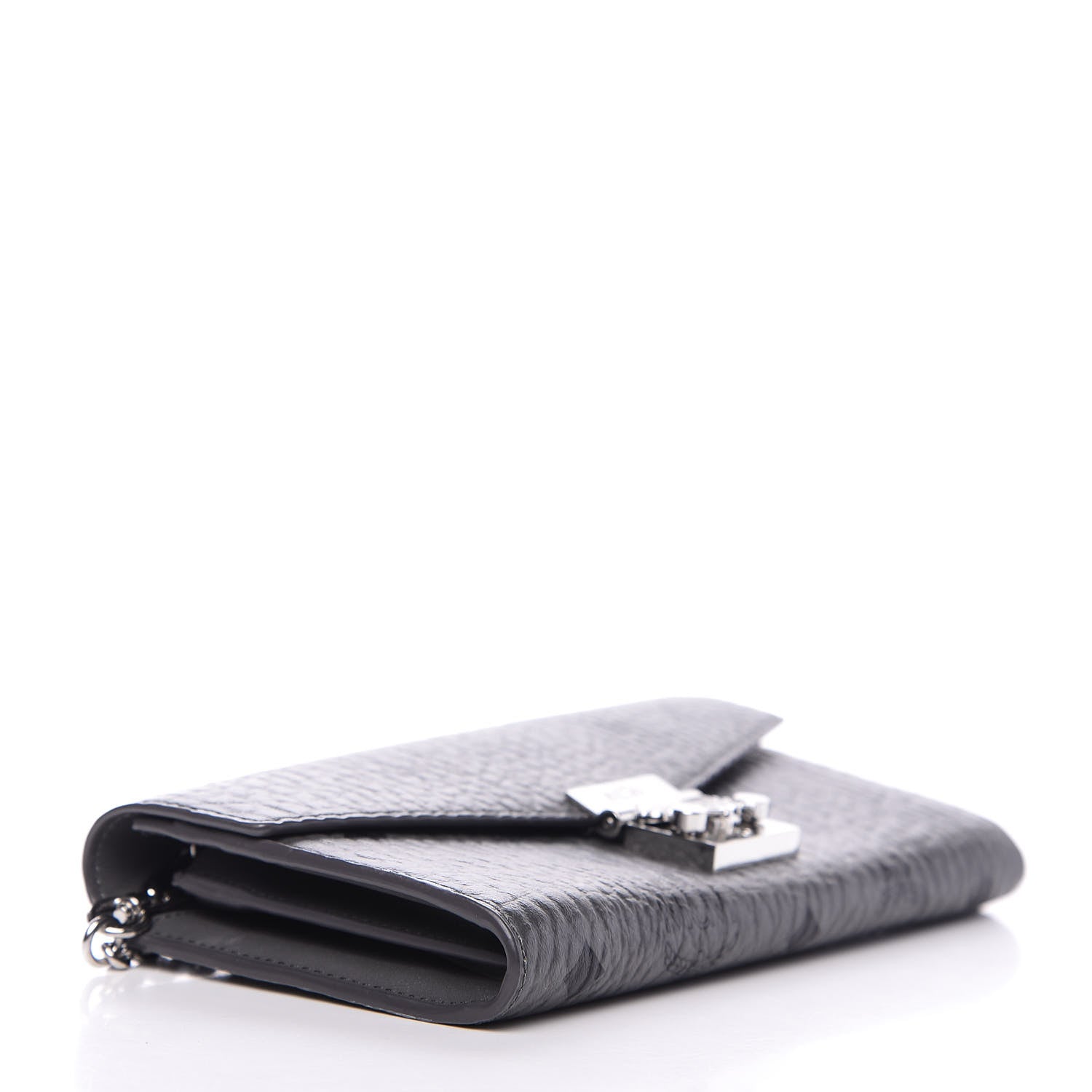 MCM Visetos Large Patricia Wallet On Chain Phantom Grey 4 of 11