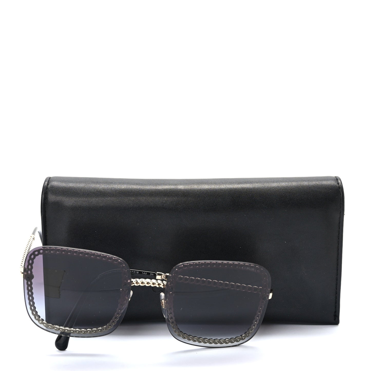 Chain Square Sunglasses 4244 Black