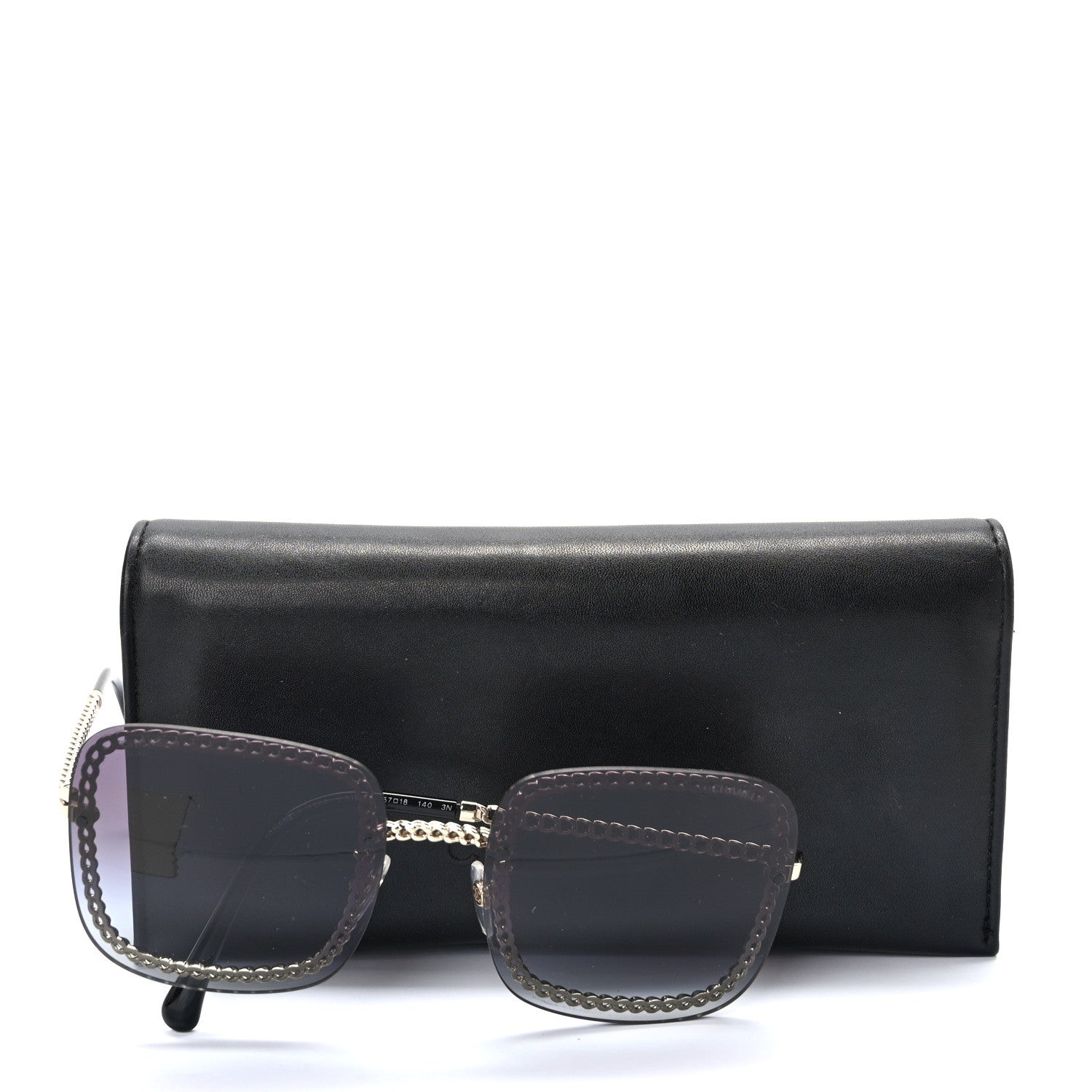 Chanel Chain Square Sunglasses 4244 Black 7 of 7