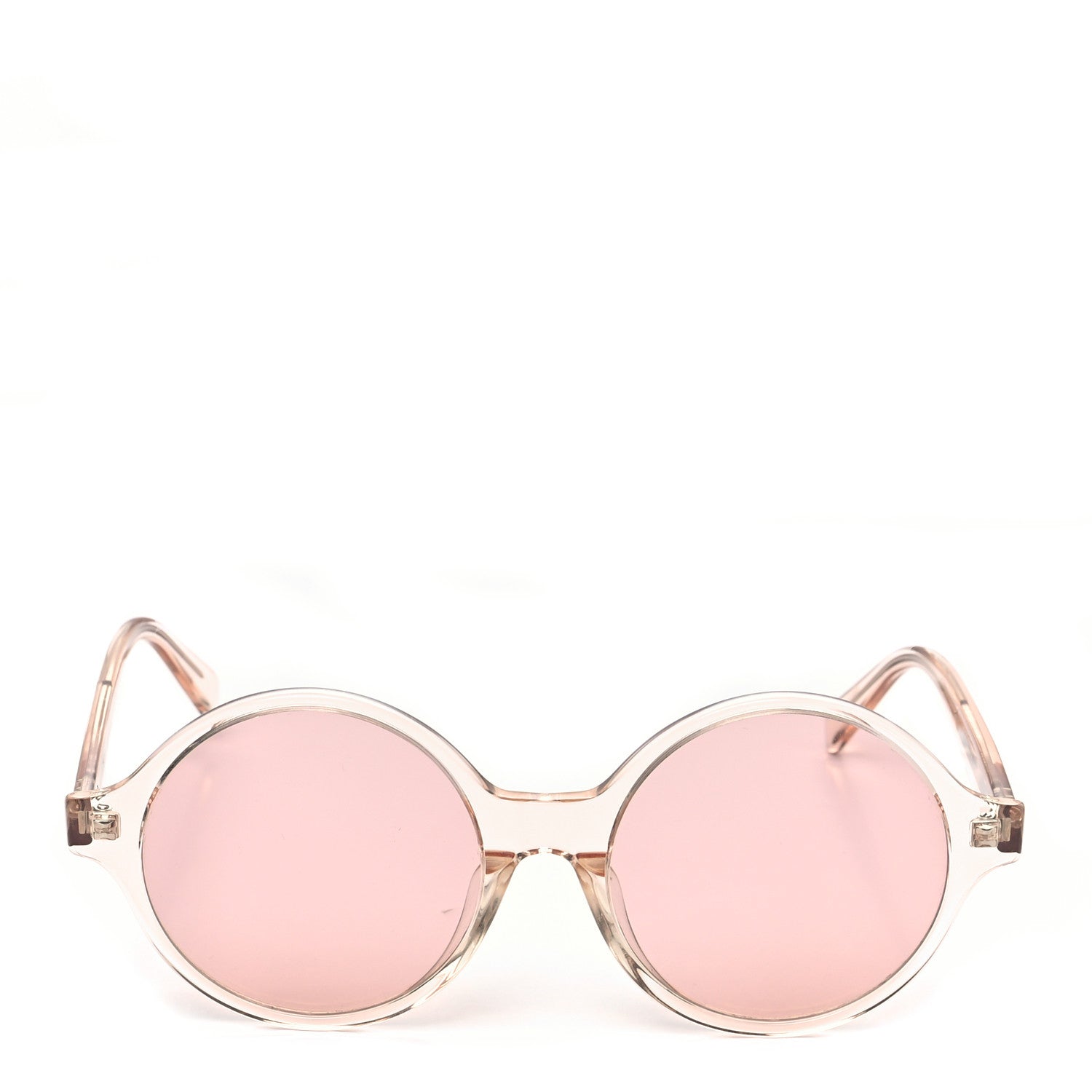 Celine Round Sunglasses CL 40051/I Transparent Light Pink 2 of 6