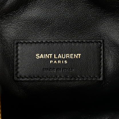 Saint Laurent Lambskin Quilted Gaby Zipped Pouch Crema Soft 6 of 10