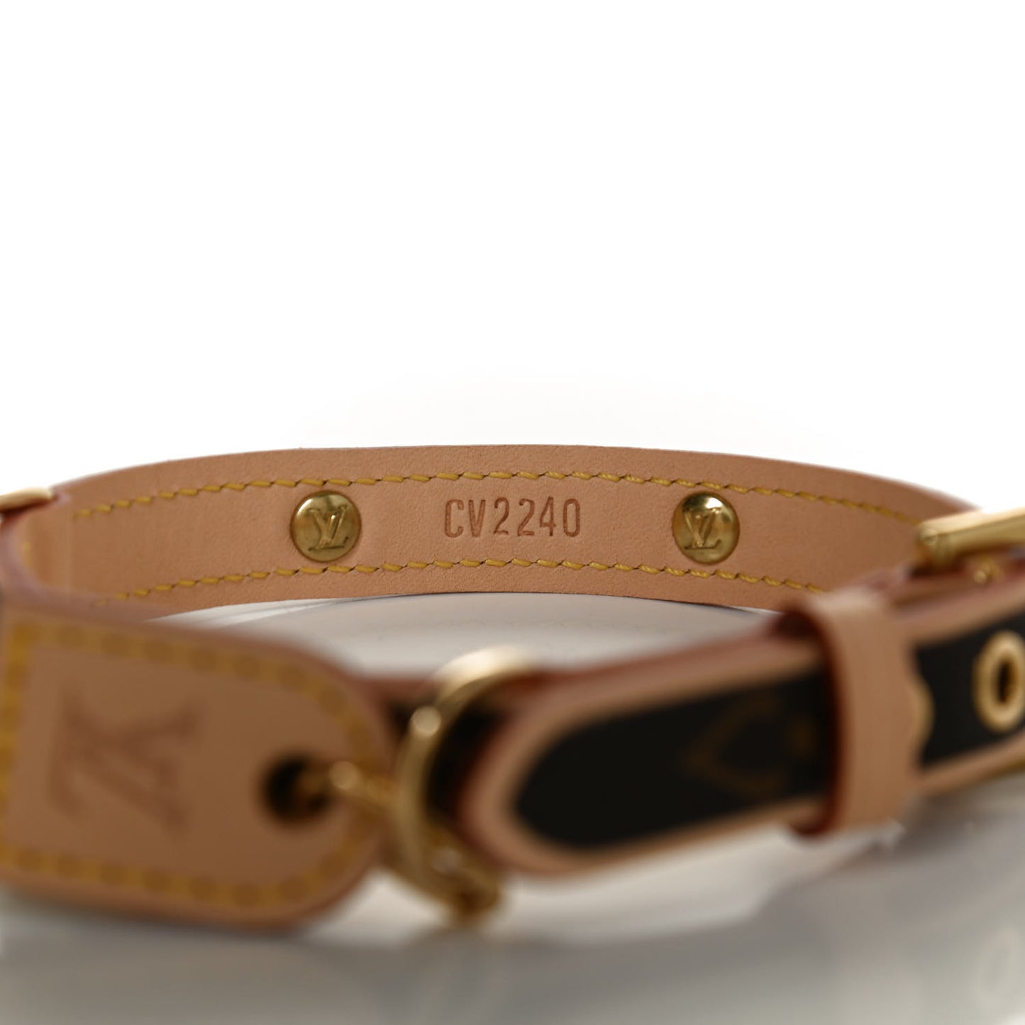 Monogram Baxter Dog Collar
