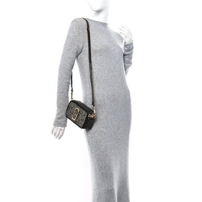 Marc Jacobs Crystal Calfskin Snapshot Camera Bag Grey 2 of 15