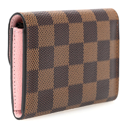 Louis Vuitton Damier Ebene Rosalie Coin Purse Rose Ballerine 3 of 6