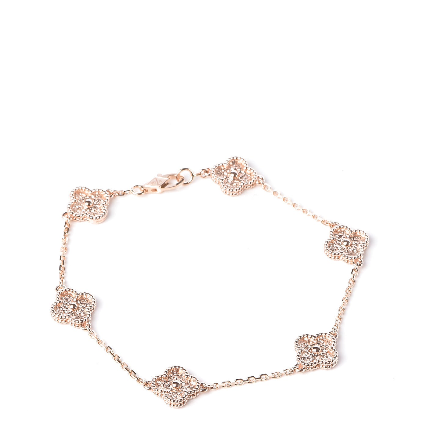 18K Rose Gold 6 Motifs Sweet Alhambra Bracelet