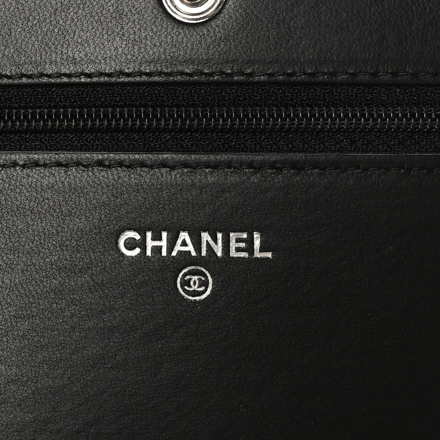 Chanel Tweed Wallet On Chain WOC Green Red Beige Black 6 of 10