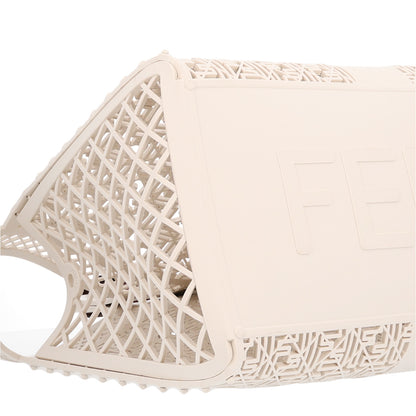 Fendi Recycled Plastic Basket Forty8 Satchel White 9 of 10