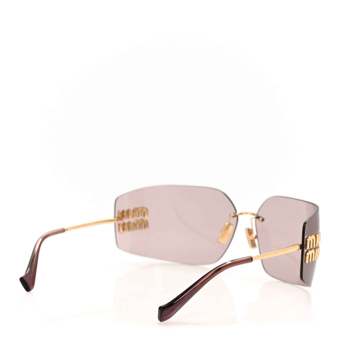 Metal Runway Sunglasses SMU54Y Mauve