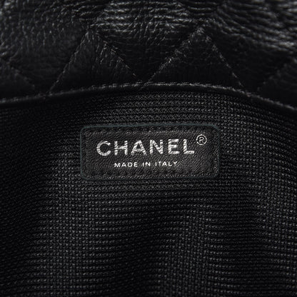Chanel Calfskin Quilted XXL Travel Flap Bag Black 6 of 9