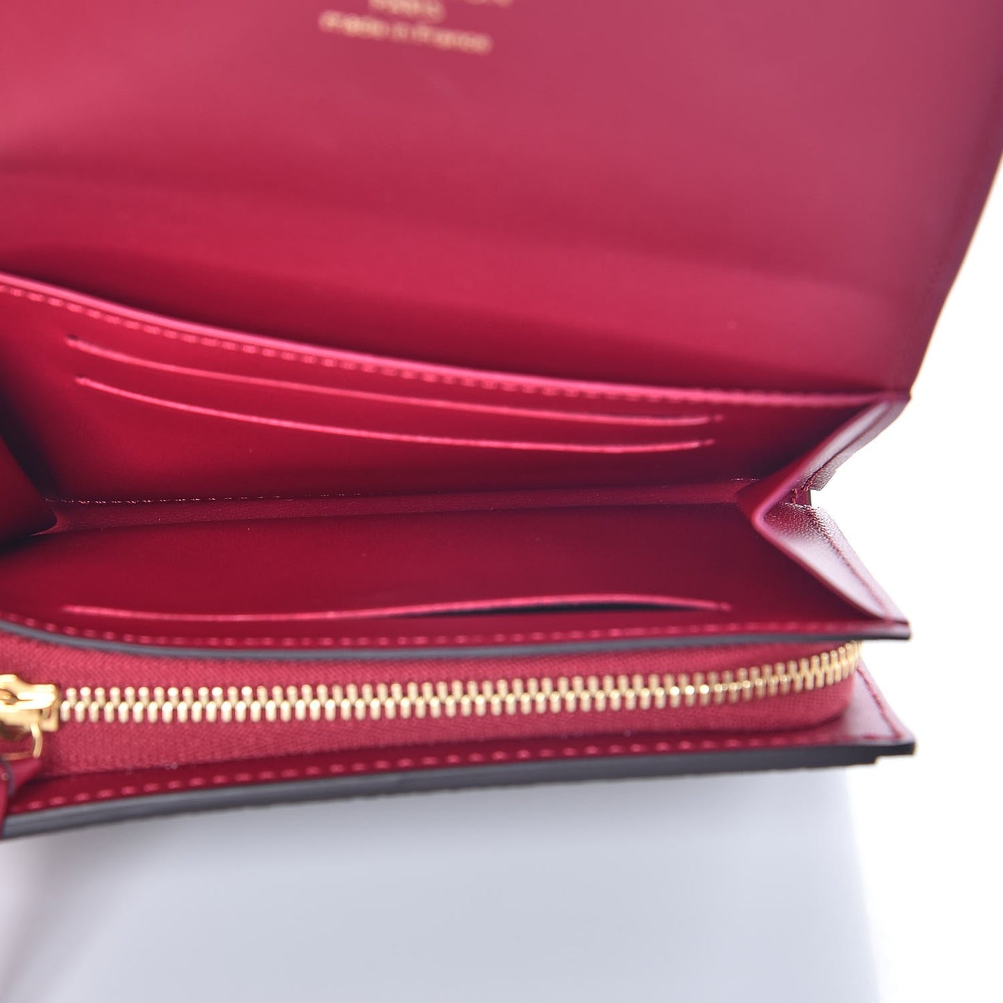 Monogram Flore Compact Wallet Fuchsia