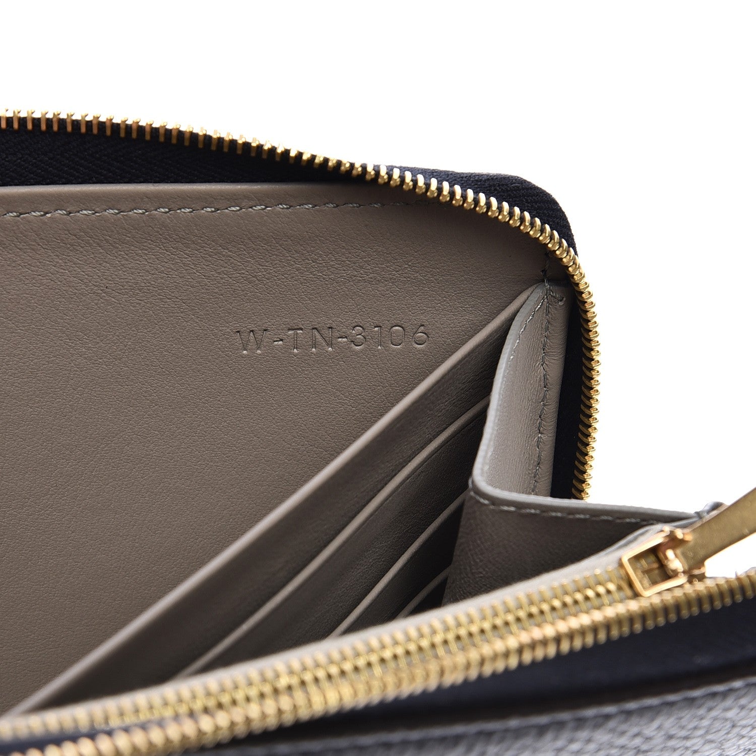 Celine Calfskin Large Zip Around Multifunction Wallet Midnight 7 of 7