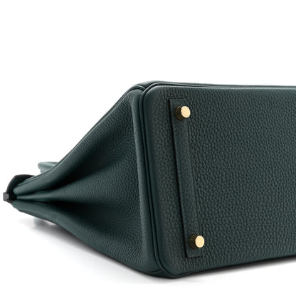 Hermes Togo Birkin 30 Vert Cypress 9 of 11