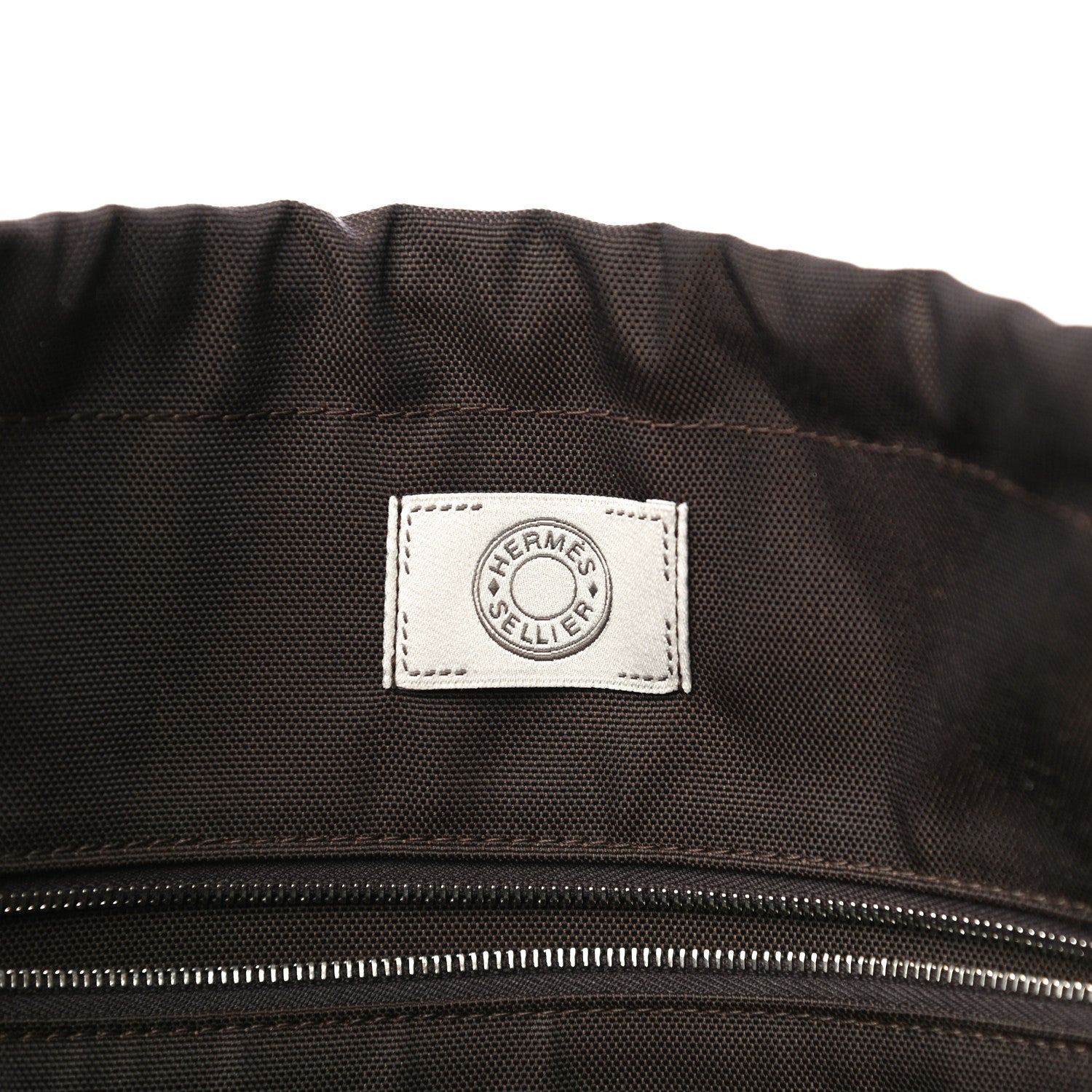 Hermes Felt Sac De Pansage Groom Bag Acier 14 of 15